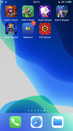 Null's iOS preview